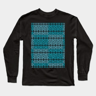 Pattern simple texture blue Long Sleeve T-Shirt